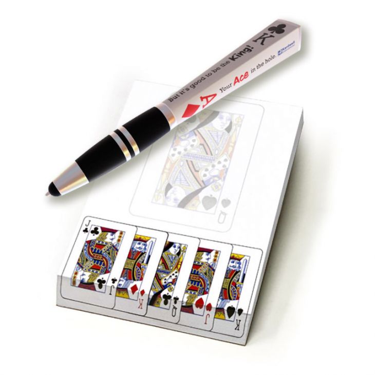 Royal Suits Note Pad and Pen Set main image